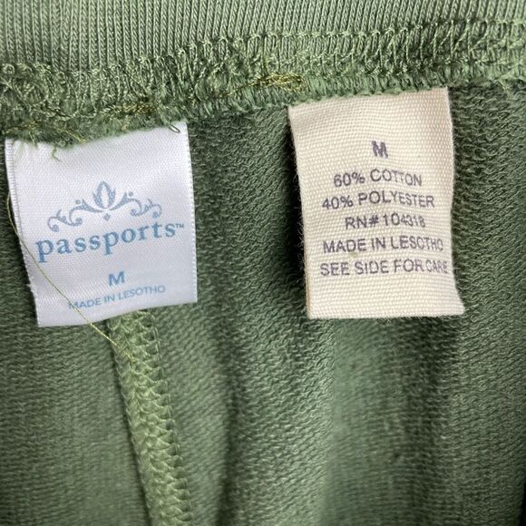 NWT Passports Green Sweatpants Size M - Picture 7 of 7